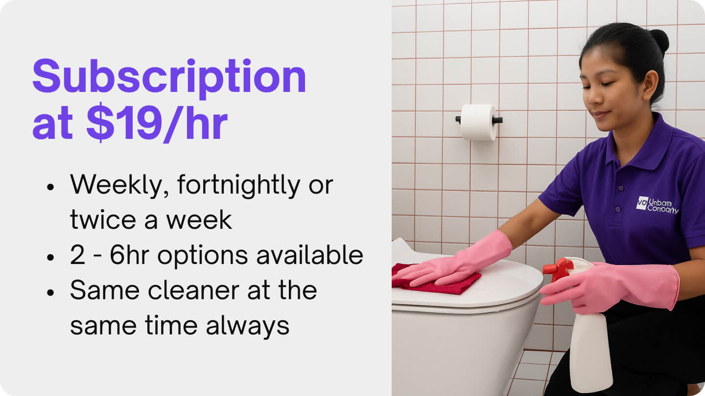 Book by Hour - Cleaning subscription