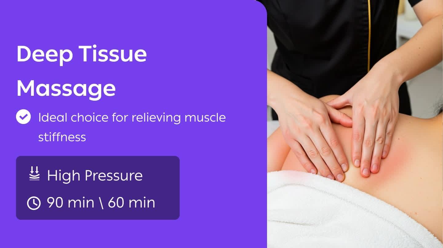 Pain relief  - Deep Tissue Therapy
