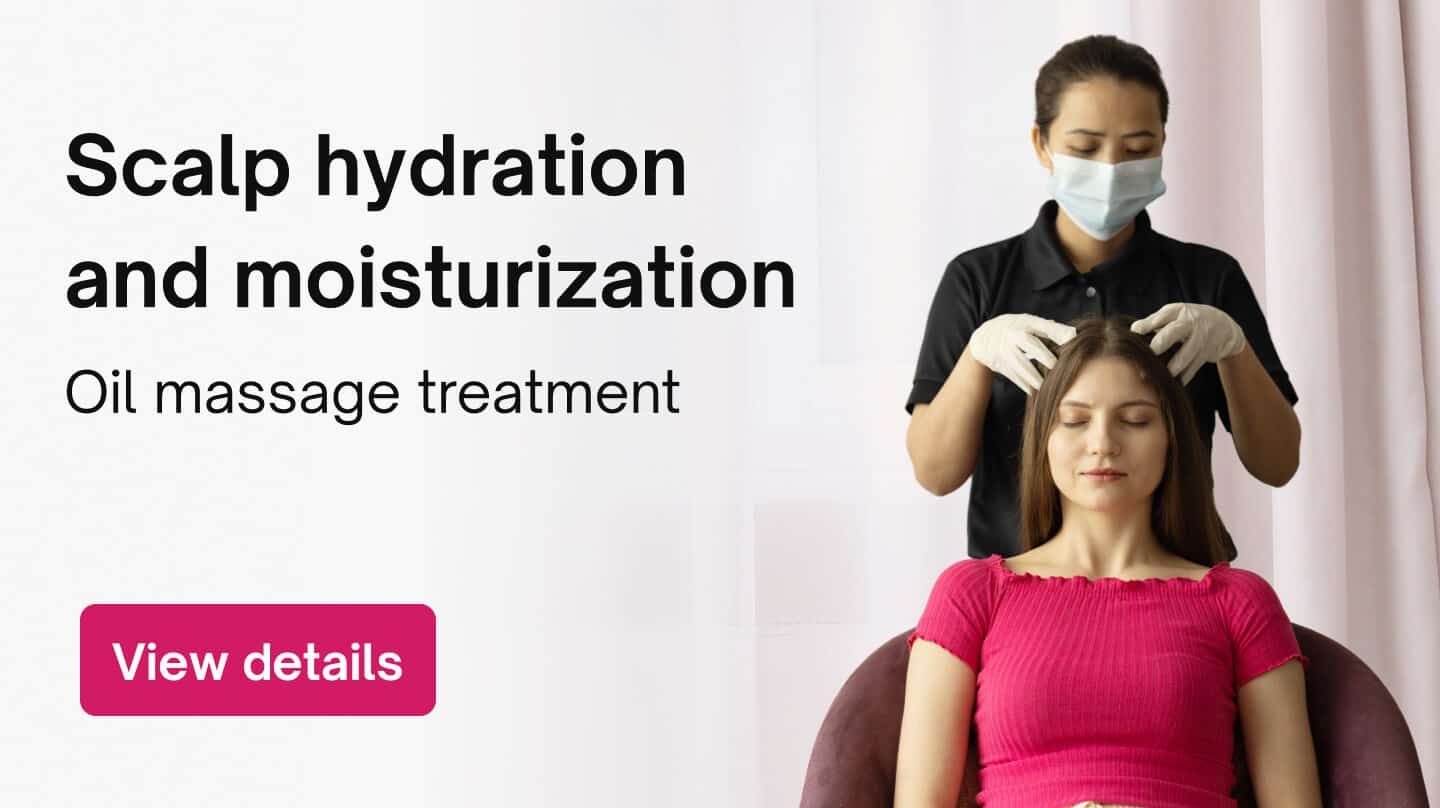 Hair treatment & spa - Oil massage treatment