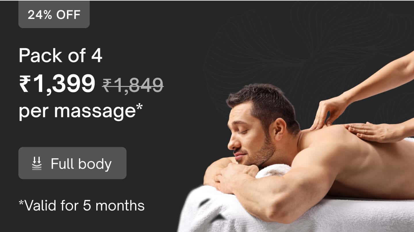 Super saver packs - 4 sessions (Mon-Sat only): Deep tissue healing therapy