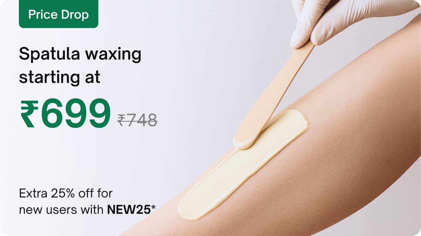 Waxing & threading - Spatula waxing (Full arms, legs & underarms)