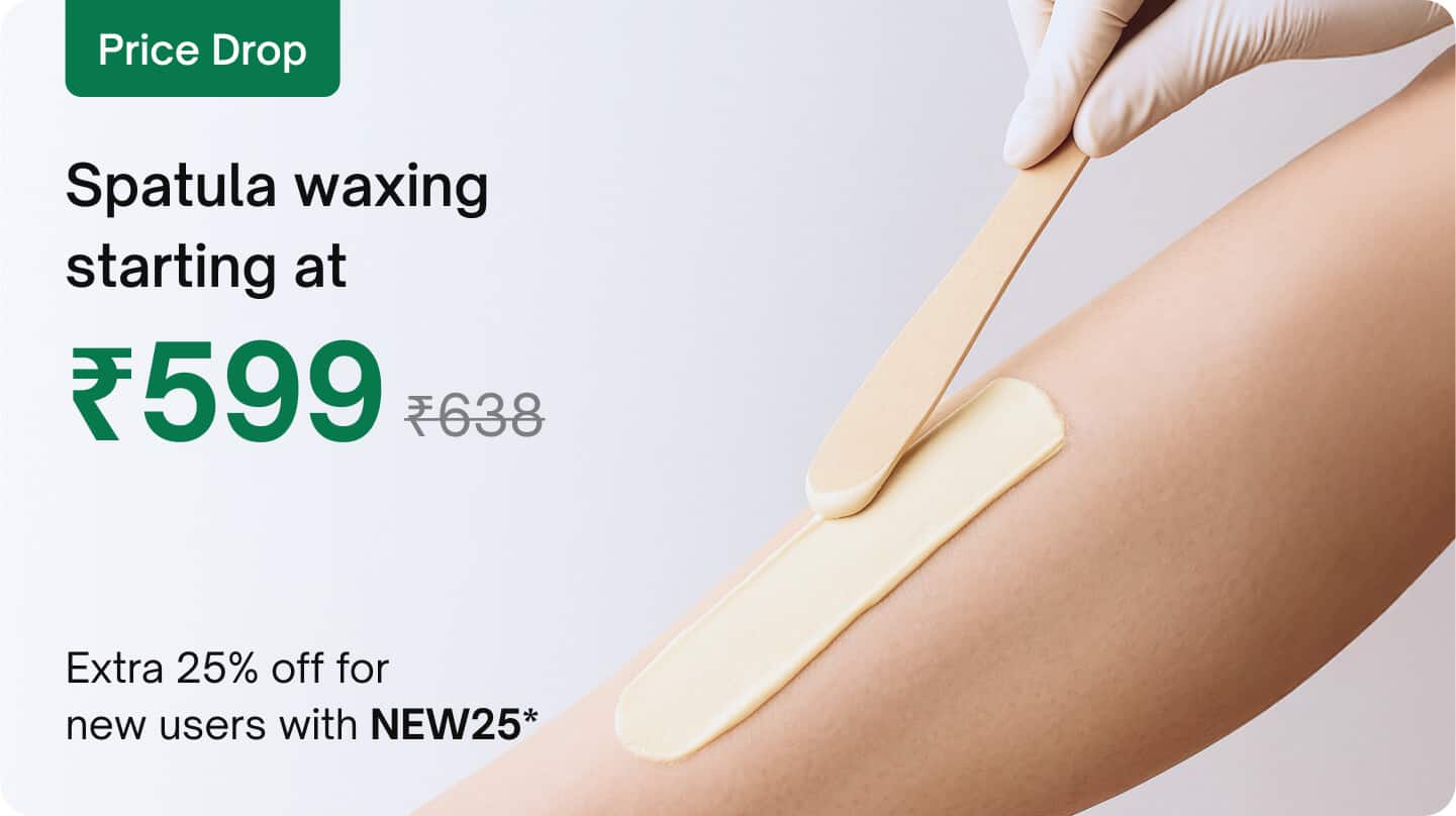 Waxing & threading - Spatula waxing (Full arms, legs & underarms)