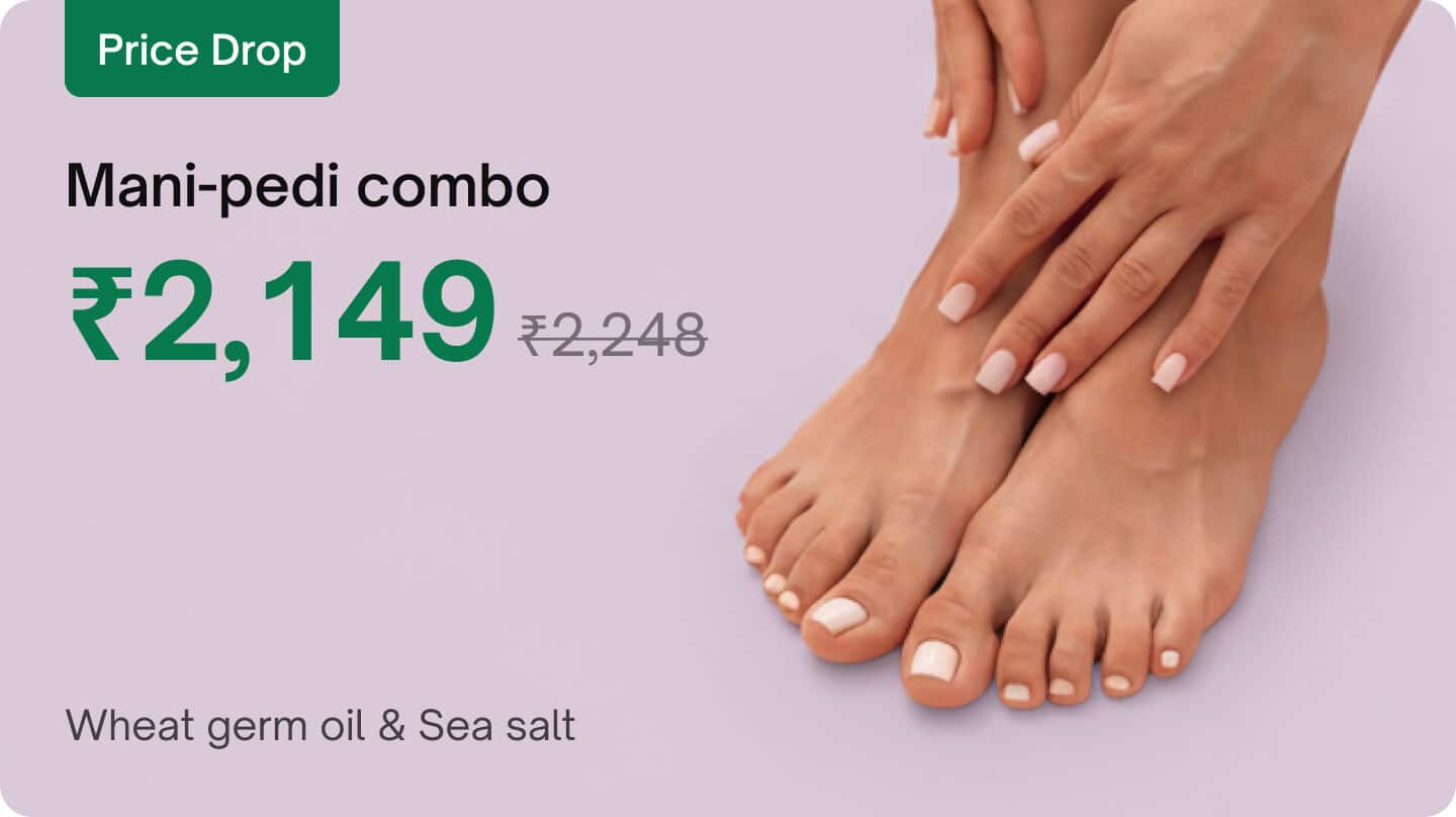 Pedicure & manicure - Mani- pedi combo