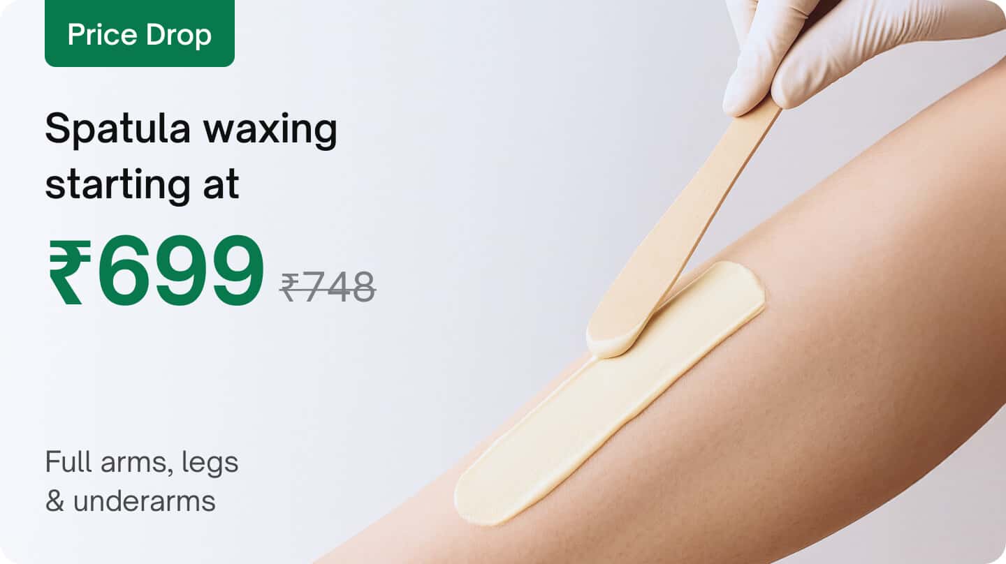 Waxing & threading - Spatula waxing (Full arms, legs & underarms)