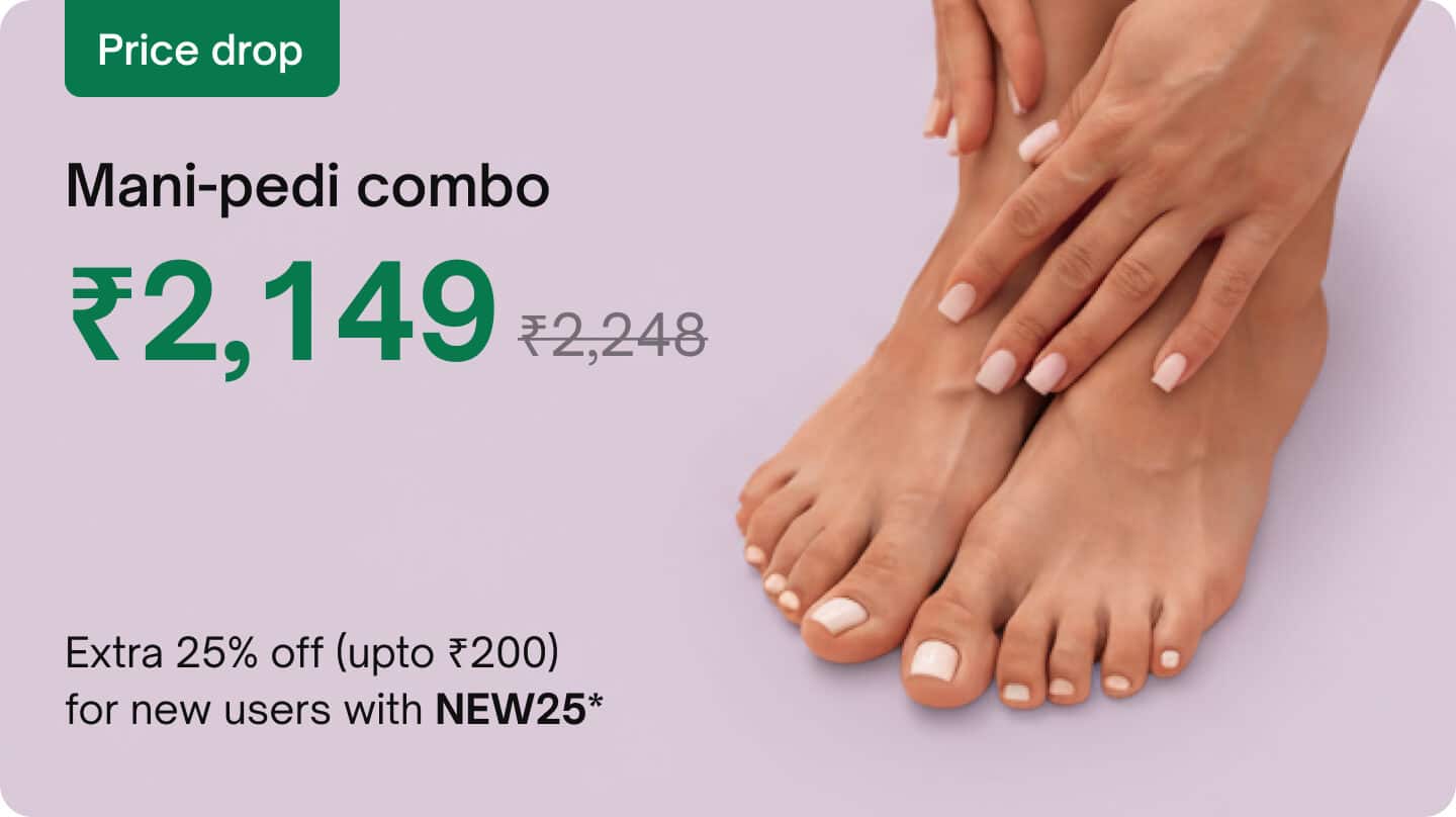 Pedicure & manicure - Mani- pedi combo