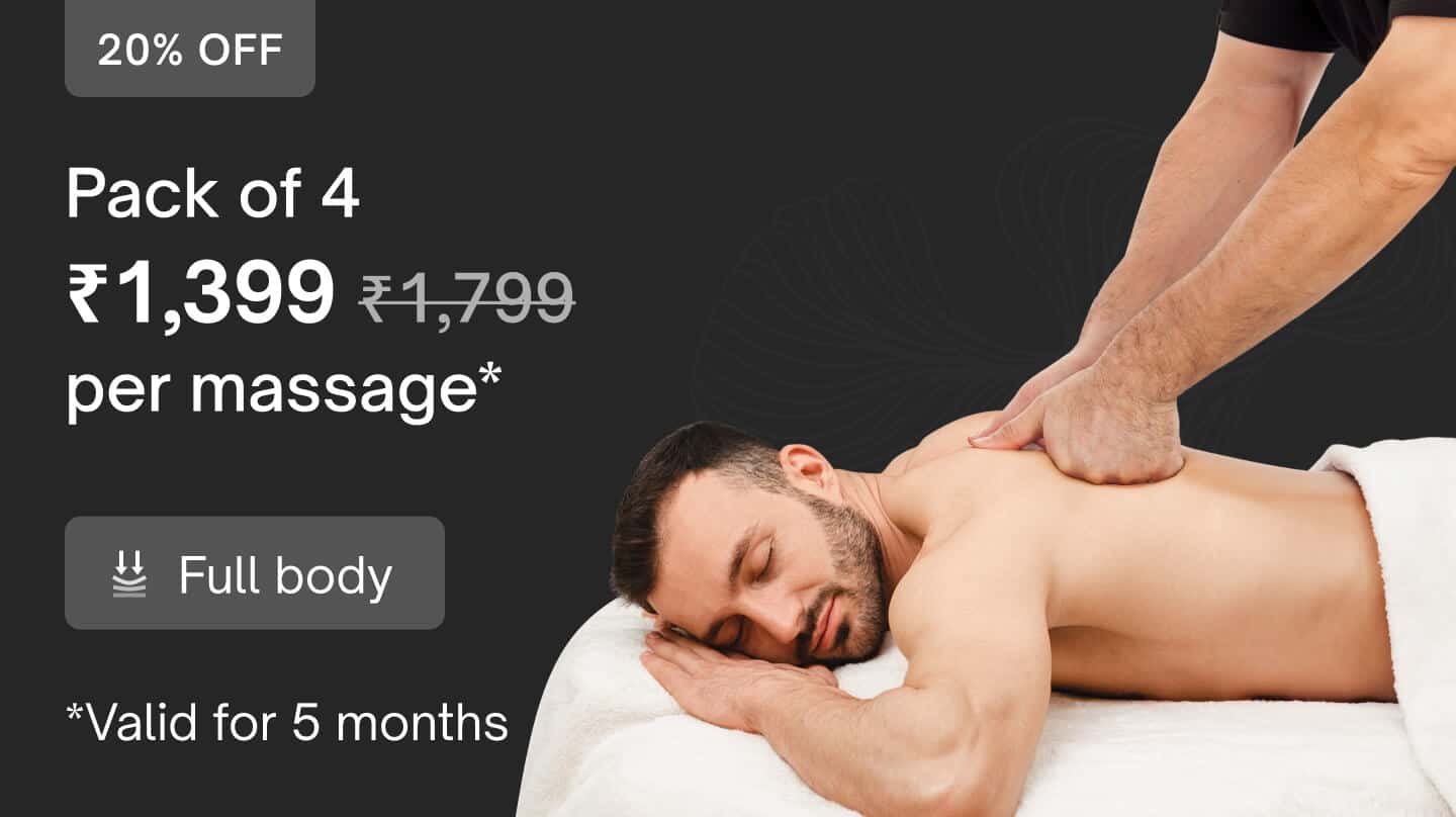 Super saver packs - 4 sessions (Mon-Sat only): Sublime Swedish massage