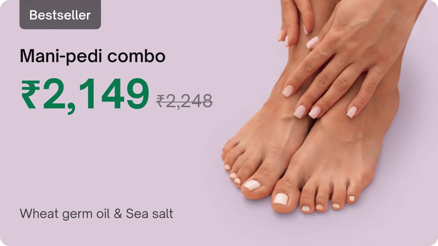 Pedicure & manicure - Mani- pedi combo