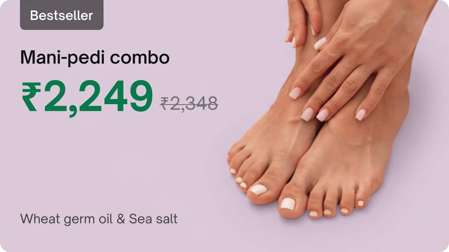 Pedicure & manicure - Mani- pedi combo