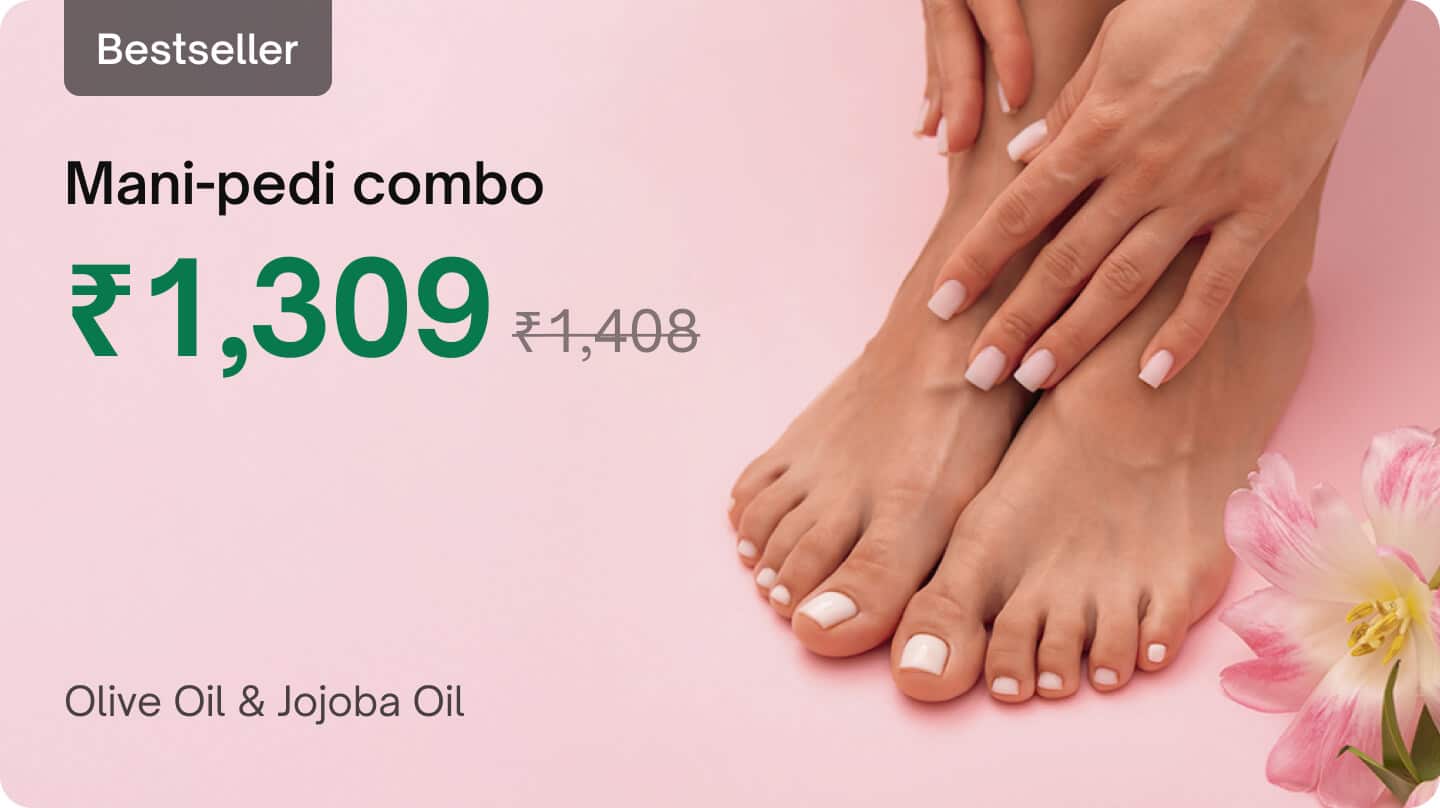 Pedicure & manicure - Mani-pedi delight