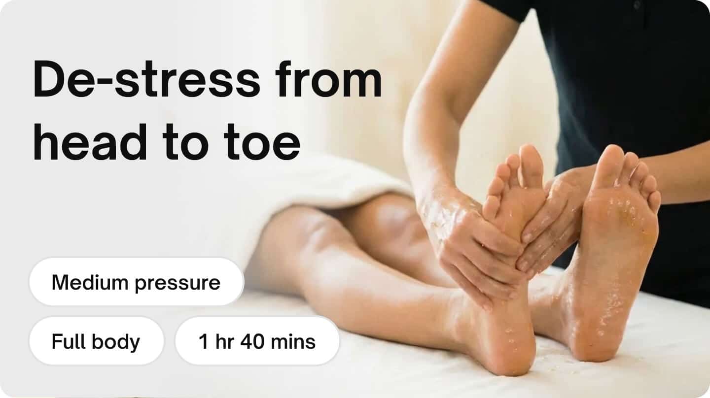 Bestseller - Top-to-toe stress relief massage