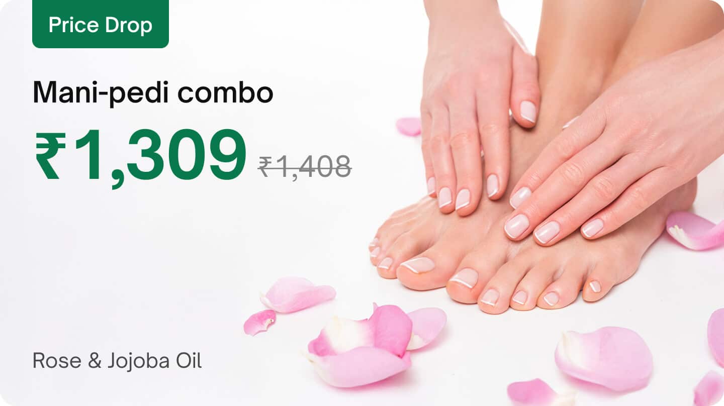 Pedicure & manicure - Mani pedi combo