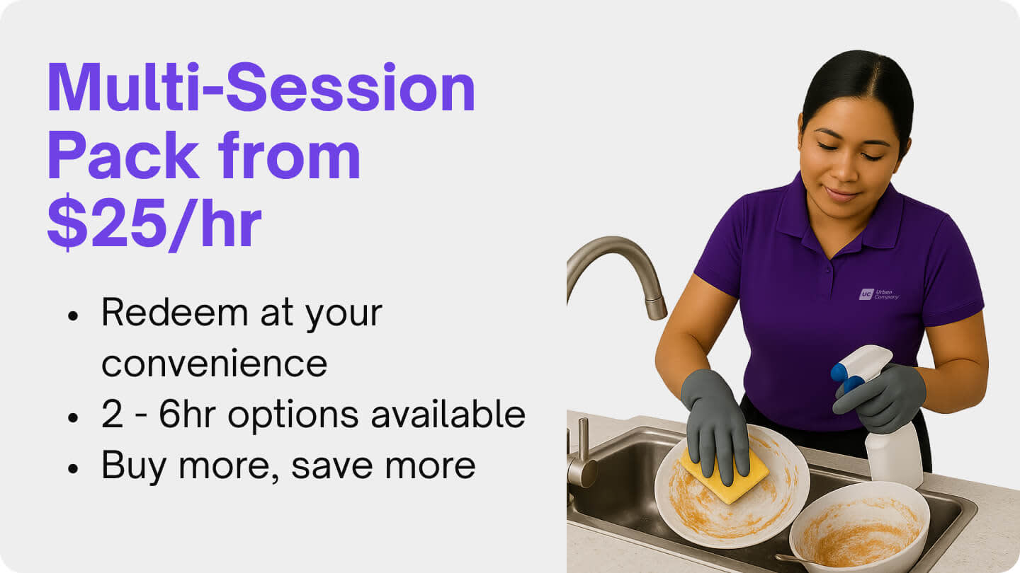 Multi-session pack - 4 visits: Cleaning pack