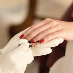 Nail refill, remove, repair - Nail paint application