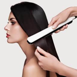 Blowdry & styling - Straightening with Iron