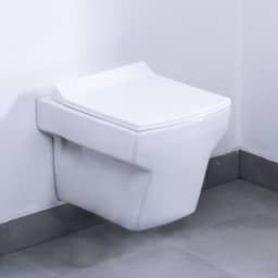 Toilet - Western toilet installation (wall mounted)