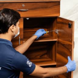 Cupboard & drawer - Cupboard hinge service (up to two)