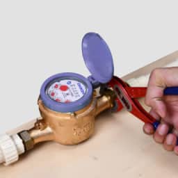 Water tank - Water meter installation