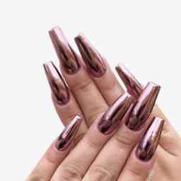 Nail art - Ombre & chrome