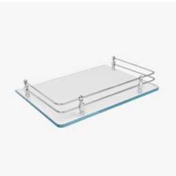 Drill & hang - Glass shelf installation