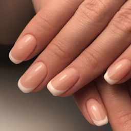 Manicure - Gold french manicure