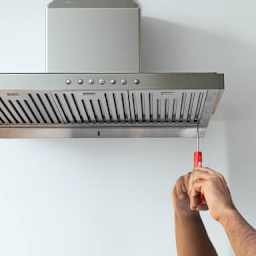 Installation/uninstallation - Island chimney uninstallation
