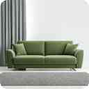 Sofa, carpet & curtain