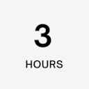 3 hours