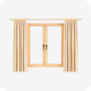 Curtain & window