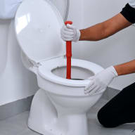 Toilet - Toilet pot blockage removal