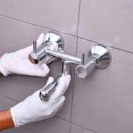 Tap & mixer - Hot & cold water mixer installation