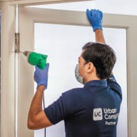 Door - Mesh grill door installation