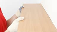 Drill & hang - Wooden shelf installation