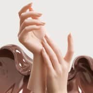 Manicure - Elysian chocolate & vanilla manicure
