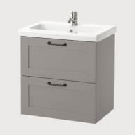Cabinet/ shelving unit - Wash basin cabinet assembly and installation