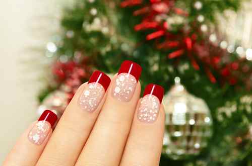 Red French Tips Nail Art - Urban Company