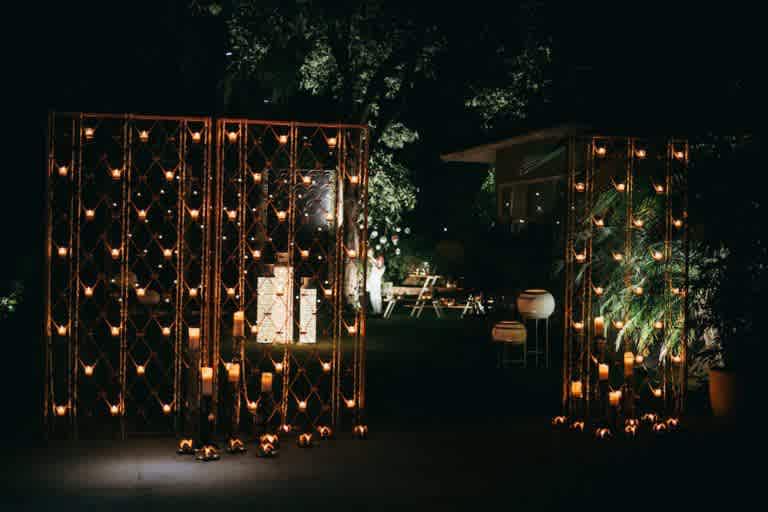 Reception Decor for Indian Weddings- Entrance Decor