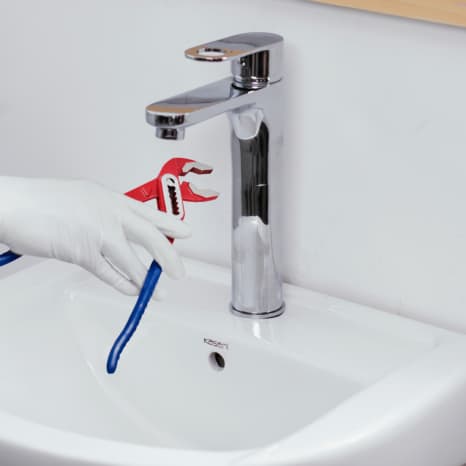 Hot & cold water mixer repair