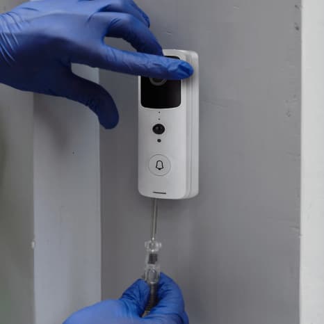 Door bell installation