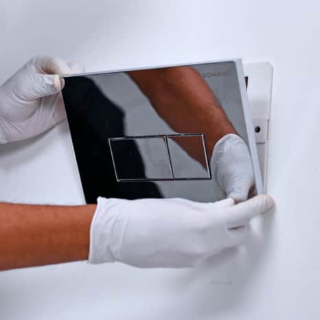 Flush tank repair (concealed)