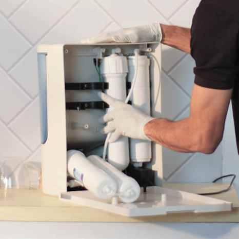 Water purifier filter check-up