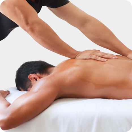 Top-to-toe stress relief massage