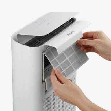 Air purifier filter & parts cleaning