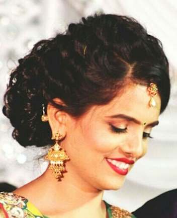 Front Twisted Updo For Brides By Nidhi Patel Urbanclap