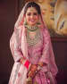 Ostentatious Kundan Accessories Complimenting Pink Attire Of Bride by Kabeer Grover Wedding-photography Bridal-makeup Bridal-jewellery-and-accessories | Weddings Photos & Ideas