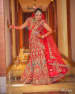 Candy Shaded Bridal Lehenga With Gold Pattern by Kabeer Grover Wedding-photography Wedding-dresses | Weddings Photos & Ideas