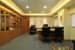 Wooden Furnished Office Cabin With Cabinets And False Ceiling by HEJC Architects Combine Modern | Interior Design Photos & Ideas