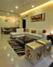 Lavish Living Room With L- Shaped Sofa And False Ceiling by Hoshedaar Eruch Carnac Living-room Contemporary | Interior Design Photos & Ideas