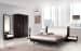 Bedroom With Dark Oakwood Furniture And Rough Fibre Rug by Swagita Bedroom Modern | Interior Design Photos & Ideas
