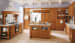 Wooden finish open island modular kitchen design by eb+D Modular-kitchen | Interior Design Photos & Ideas