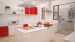 Vibrant modular kitchen design by Supertech Enterprises Modular-kitchen Modern | Interior Design Photos & Ideas